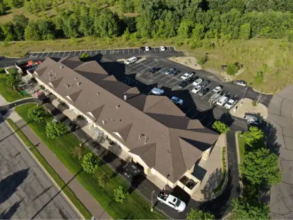 Aerial shot - multi-family property